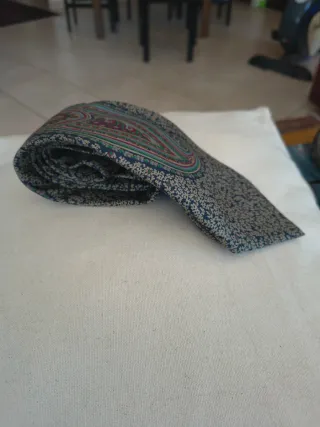 Cravatta Vintage Cerruti 1881 Paisley Blu
