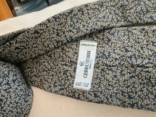 Cravatta Vintage Cerruti 1881 Paisley Blu