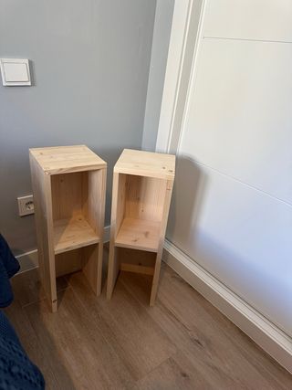 Pack 2 Mesitas Noche Madera Maciza