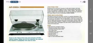 Tocadiscos Aiwa AP D30H
