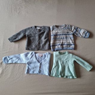 Lote manga larga bebé 6-9 meses (62-74 cm)