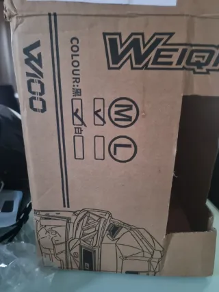 Casco de hockey WEIQIU negro