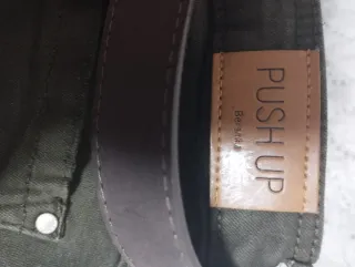 Pantalón ceñido mujer verde
