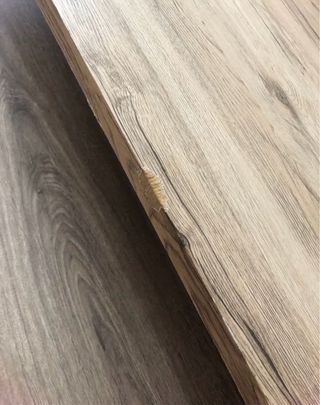 Mesa de centro cristal y madera