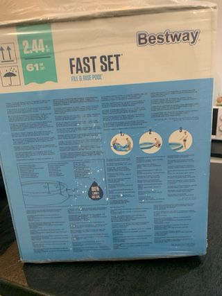 Piscina Bestway Fast Set 2.44m sin abrir