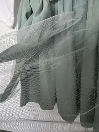 Vestidos niña blanco y verde *ver descripción*