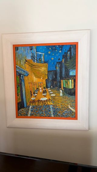 Cuadro Óleo Paisaje Nocturno