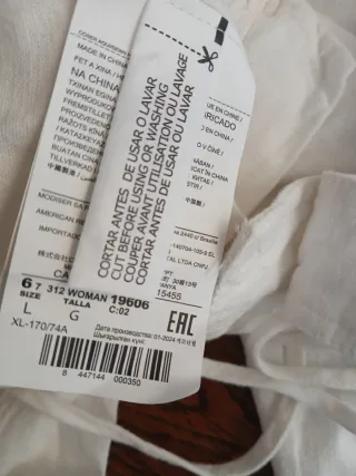 Pantalón de lino MANGO