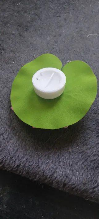 2 Fiori LED Galleggianti Rosa e Bianchi