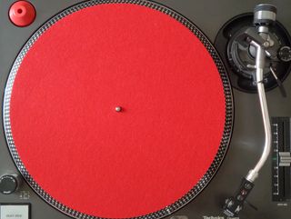 DISCO ANTIESTÁTICO SLIPMAT NEGRO,BLANCO, ROJO