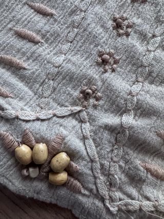 Falda Zara Beige Talla M