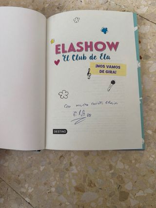 Libro Elashow 4 Firmado:  Nos vamos de gira!