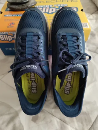 Zapatillas Skechers GORUN Slip-ins Azul/Blanco