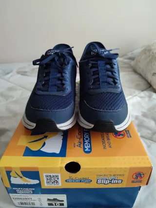 Zapatillas Skechers GORUN Slip-ins Azul/Blanco