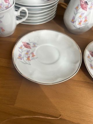Juego de café porcelana francesa