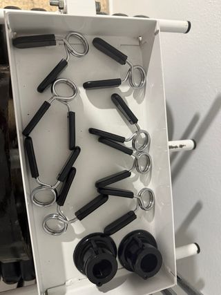 Estructura de hierro para discos