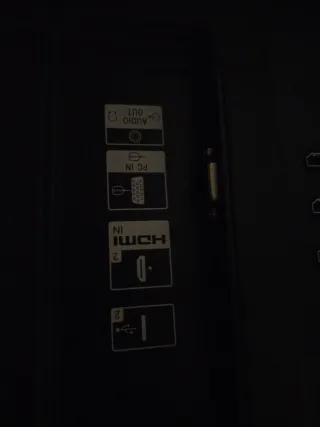 Televisión Sony Negra