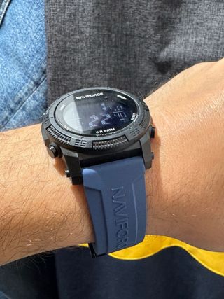 Orologio Naviforce Elegante Nero e Blu