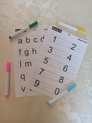 Pizarra con luces Neón para Niños