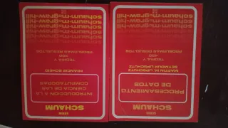 Lote manuales de programación vintage
