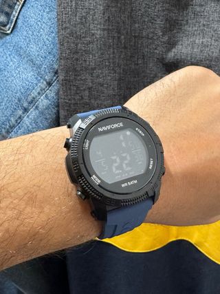 Orologio Naviforce Digitale WR 5ATM Blu Nero