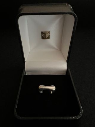 Anillo Plata Primera Ley 925