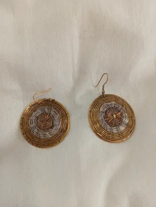 Lote 3 pares pendientes hippies/étnicos