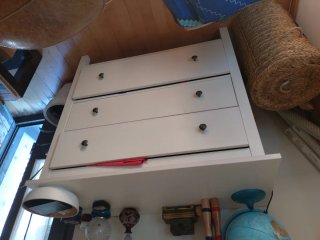 Cómoda 3 cajones Hemnes Ikea Blanca