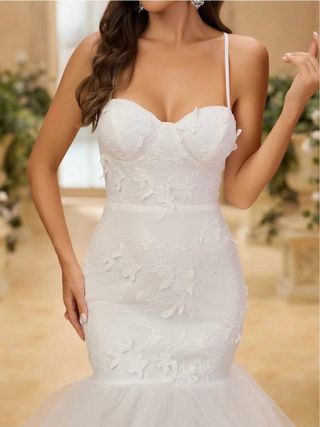Vestido Novia Sirena Tul
