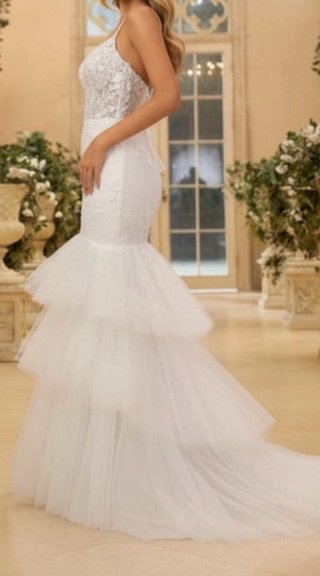 Vestido Novia Sirena Tul