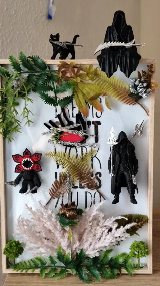 Cuadro decorativo con figuras