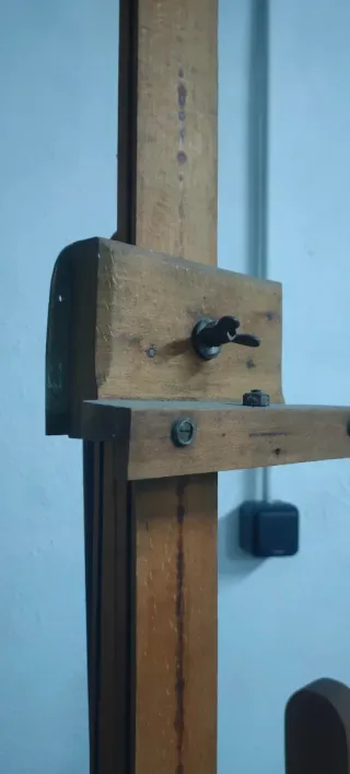 Caballete profesional madera antiguo