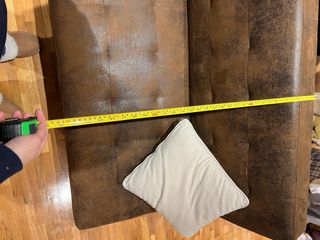 Sofá-cama clic-clac marrón