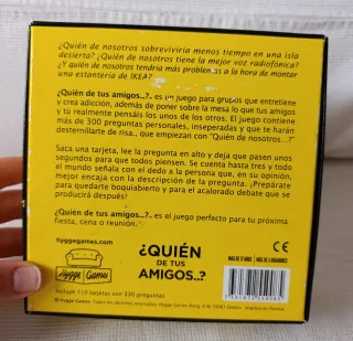 Juego ¿Quién de tus amigos..?