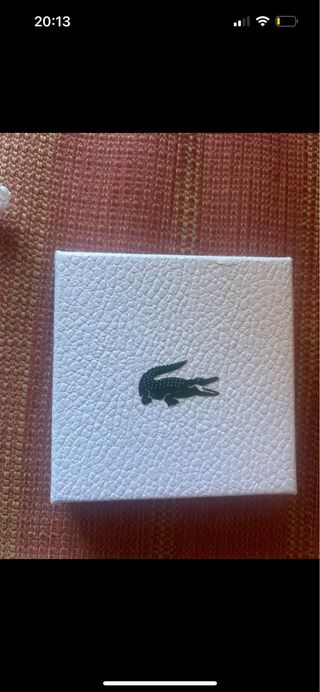 Pulsera Lacoste Plateada y Azul