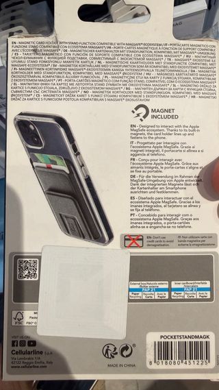 Tarjetero MagSafe iPhone Negro