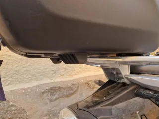 Baúl Top Case BMW 30L Negro/Blanco