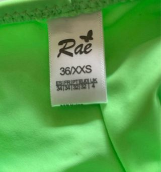 Biquíni verde neon fio dental Rae XXS