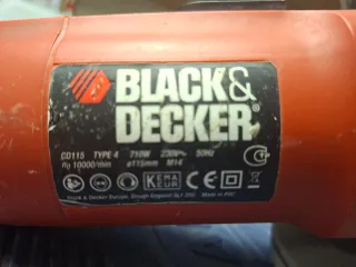 Amoladora CD-115 BLACK & DECKER