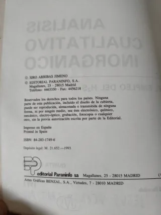 ANALISIS CUALITATIVO INORGANICO