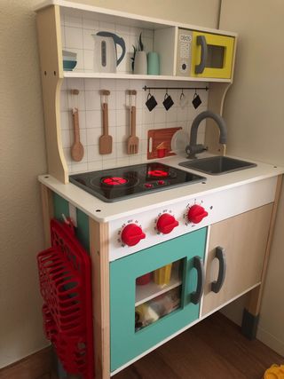 Cocina Madera Eléctrica Infantil 59,5x30x94,5 Cm