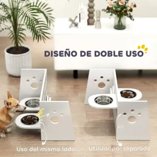 Comedero Elevado Doble para Perros