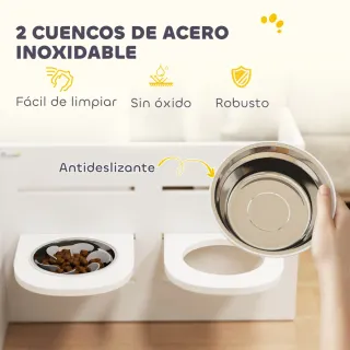 Comedero Elevado Doble para Perros