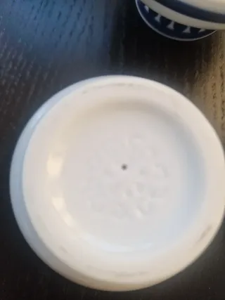 Juego de vino Sargadelos azul y blanco