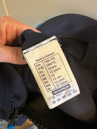 Traje neopreno OLAIAN niño/a 12 años