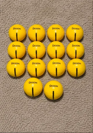 100 Palline da Golf Srixon (Gialle)