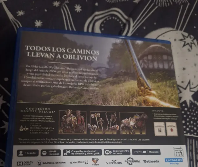 PS5 Oblivion Remastered Deluxe Edition