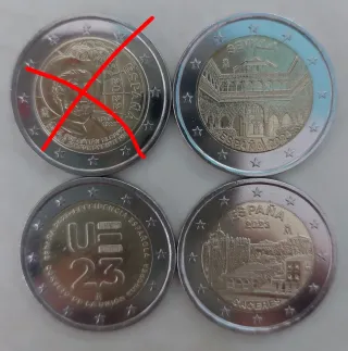 2 euros España conmemorativos
