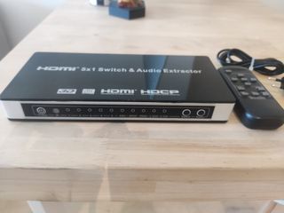 5 Hdmi Split 4k 3D alta calidad de transferencia