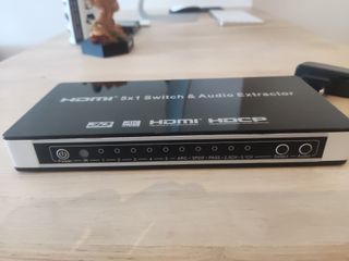 5 Hdmi Split 4k 3D alta calidad de transferencia